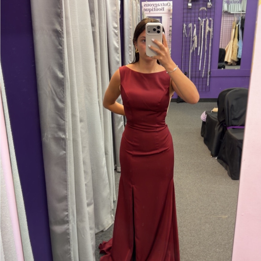 COYA burgundy gown